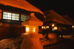 大内宿雪祭り　outijuku snow festival